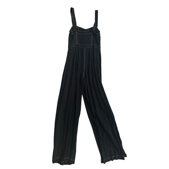 ABERCROMBIE & FITCH Black Buttoned Jumpsuit Size XXS - Picture 3 of 8